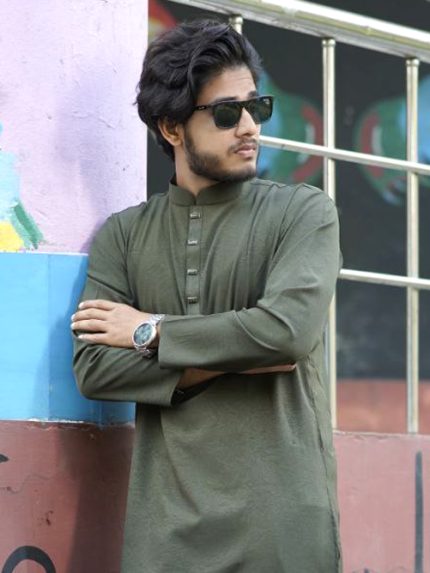 প্রিমিয়াম মাইক্রো স্টিচ ভাঙচুর ফেব্রিক সলিড পাঞ্জাবি