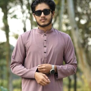 প্রিমিয়াম মাইক্রোস্টিজ ভাঙচুর ফেব্রিক সলিড পাঞ্জাবি