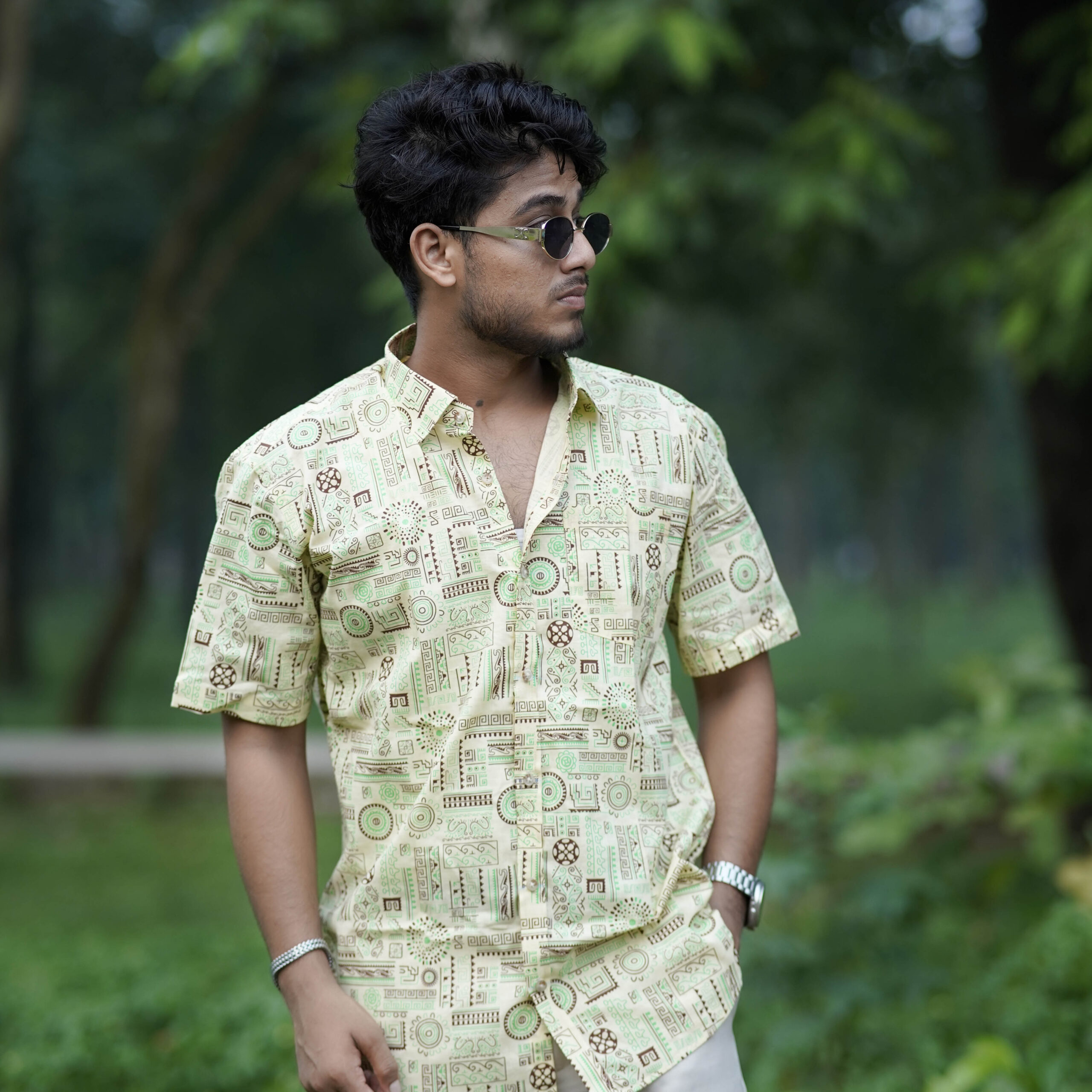 Printed Cotton Shirt 1 - Image 2