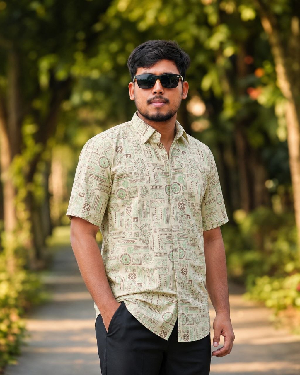 Printed Cotton Shirt 1