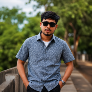 Printed Cotton Shirt