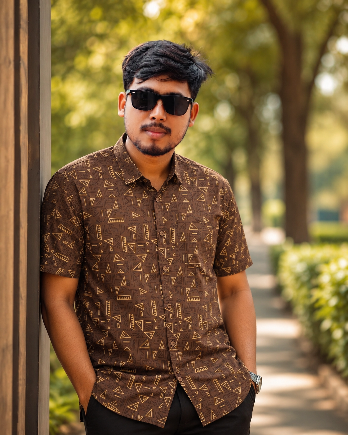 Printed Cotton Shirt