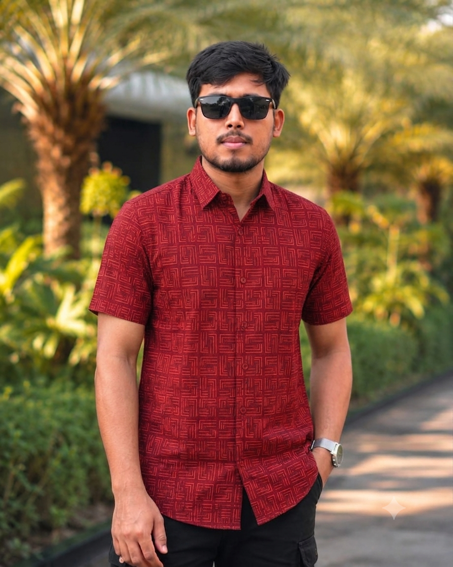 Printed Cotton Shirt