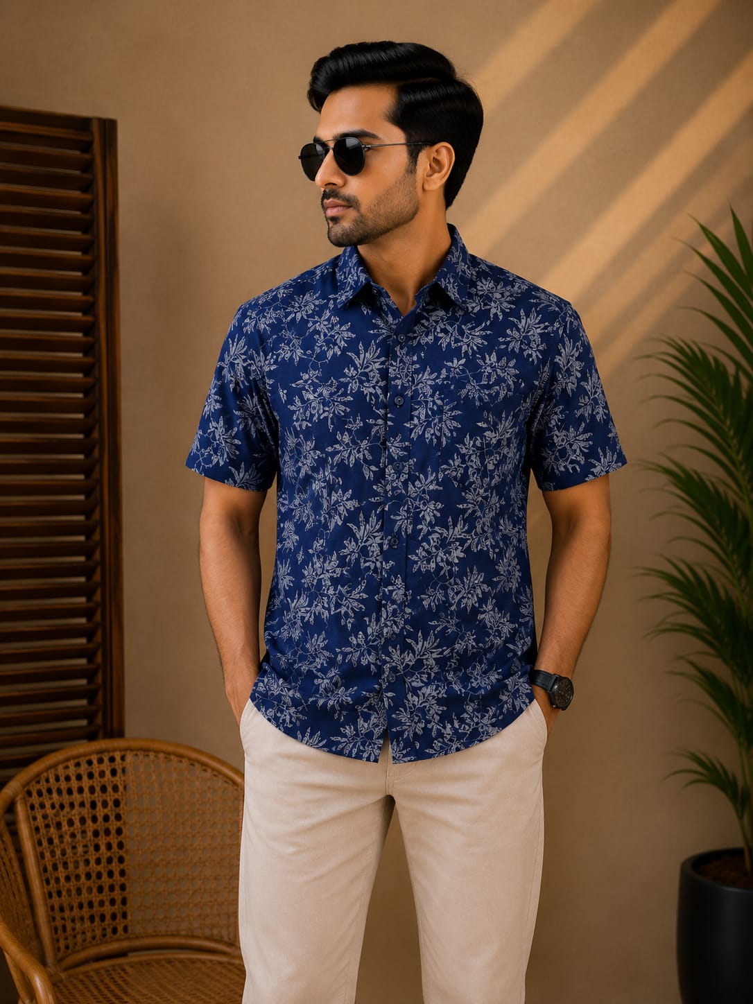 Printed Cotton Shirt