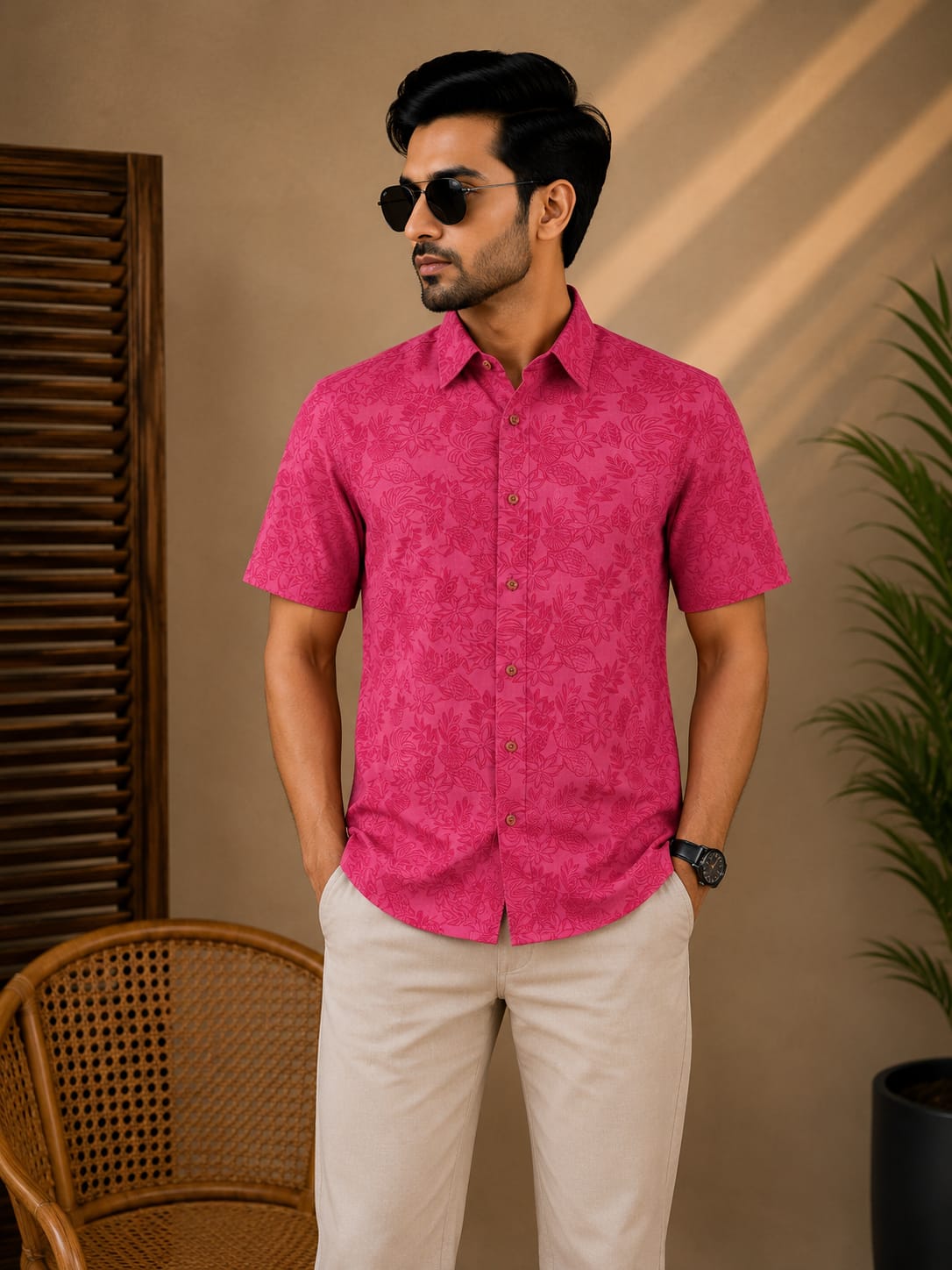 Printed Cotton Shirt