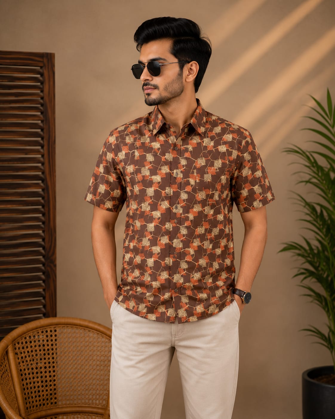Printed Cotton Shirt