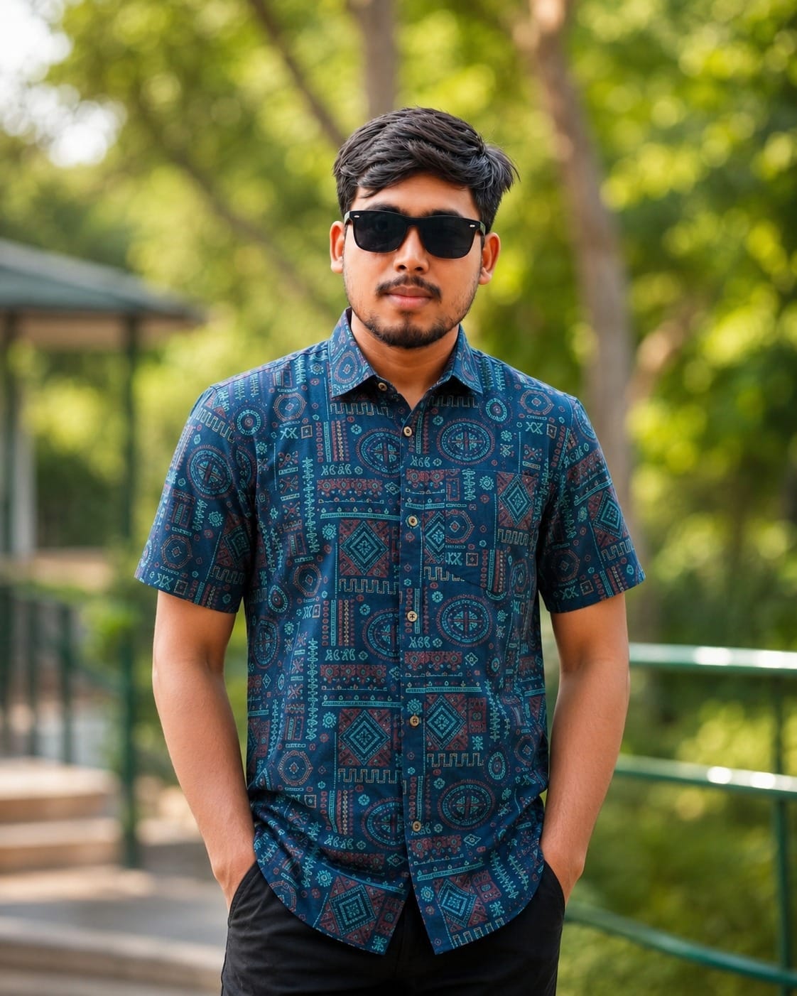 Printed Cotton Shirt