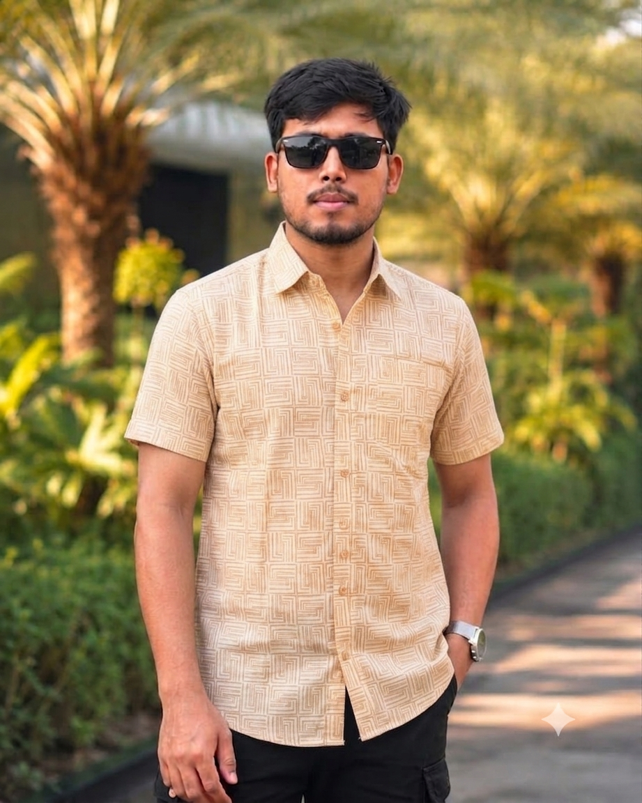 Printed Cotton Shirt